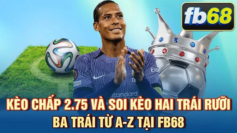 Kèo Chấp 2.75 Là Gì? Soi Kèo Hai Trái Rưỡi Ba Trái Từ A-Z Tại FB68